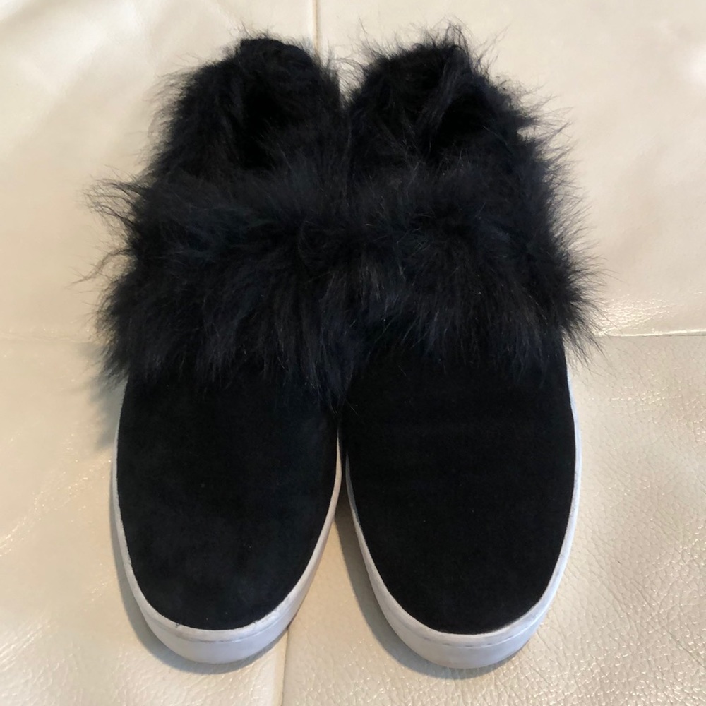 Donna Karan New York Fur Slides